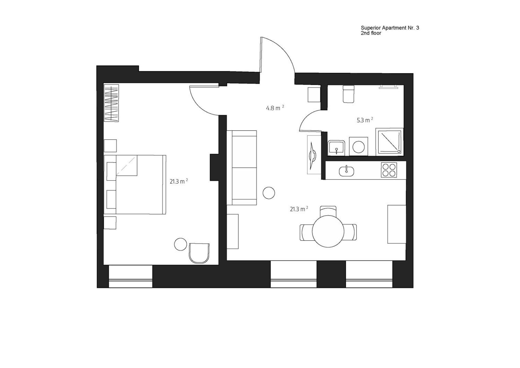Centra Nams - Center Apartments Цесис Номер фото