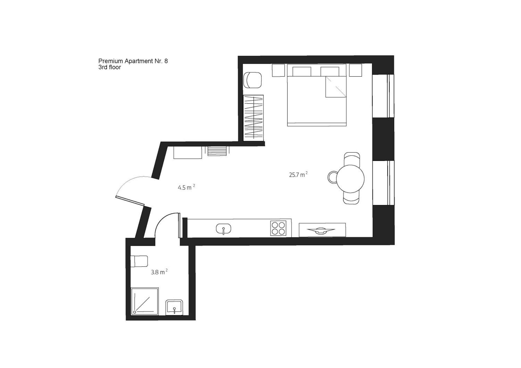 Centra Nams - Center Apartments Цесис Номер фото
